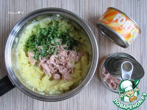 Галета "Тунец и картофель" Галета "Тунец и картофель"