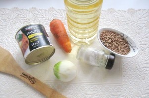 Гречневая каша с паштетом Гречневая каша с паштетом