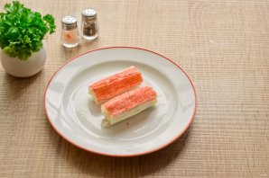 Крабовые трубочки с сыром