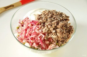 Оливье с тунцом Оливье с тунцом