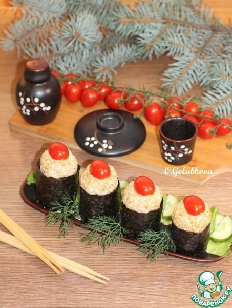 Гунканы с тунцом Гунканы с тунцом