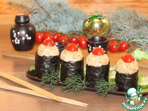 Гунканы с тунцом Гунканы с тунцом