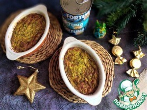 Кабачковая запеканка с тунцом Кабачковая запеканка с тунцом