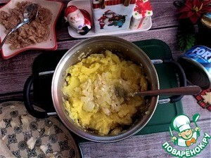 Картофельная запеканка с консервированным тунцом Картофельная запеканка с консервированным тунцом