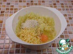 Картофельные ватрушки с тунцом