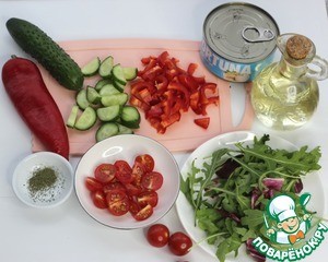 Коктейльный салат с тунцом Коктейльный салат с тунцом