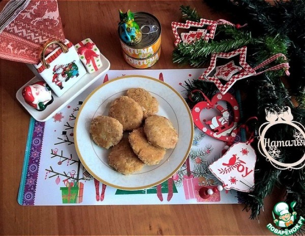 Котлеты из консервированного тунца в масле Котлеты из консервированного тунца в масле