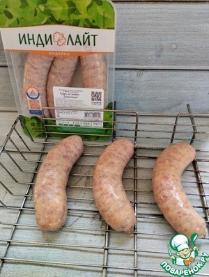 Купаты с соусом из томатов Купаты с соусом из томатов