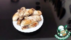 Куриные голени в чесночно-медовом соусе