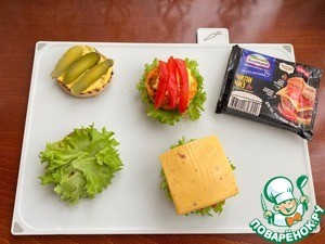 Мини бургеры с морским гребешком Мини бургеры с морским гребешком