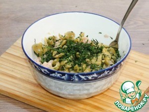 Мини-слойки с тунцом и оливками