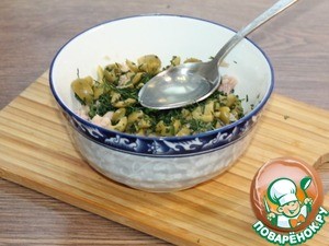 Мини-слойки с тунцом и оливками