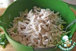 Овощной салат с курочкой