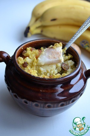 Пшённая каша с грушами Пшённая каша с грушами