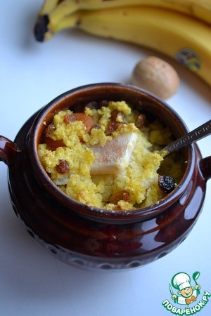 Пшённая каша с грушами Пшённая каша с грушами