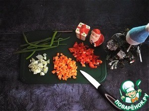 Рис с тунцом и овощами