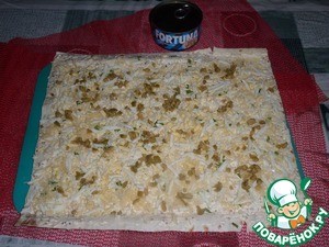 Рулет из лаваша "Новогодний" Рулет из лаваша "Новогодний"