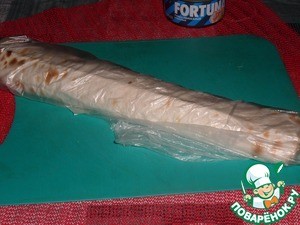 Рулет из лаваша "Новогодний" Рулет из лаваша "Новогодний"