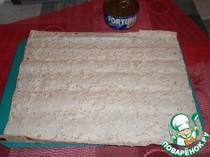 Рулет из лаваша "Новогодний" Рулет из лаваша "Новогодний"