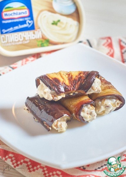 Рулетики из баклажанов на раз-два-три Рулетики из баклажанов на раз-два-три