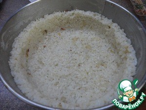 Рыбный пирог с рисом