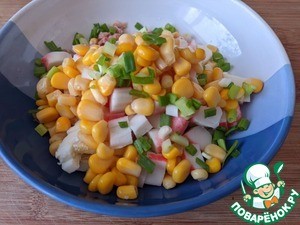 Салат "Огни Приморья" Салат "Огни Приморья"