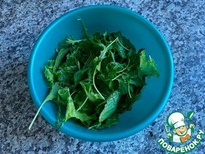 Салат с креветками, апельсином и авокадо