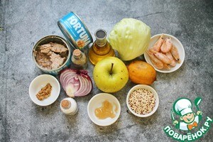 Салат с тунцом, киноа и креветками Салат с тунцом, киноа и креветками