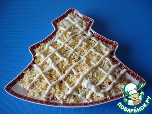 Салат с тунцом на Рождество Салат с тунцом на Рождество