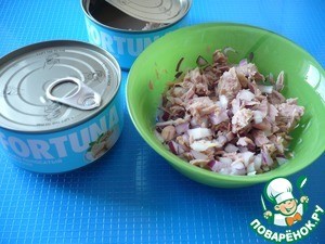 Салат с тунцом на Рождество Салат с тунцом на Рождество