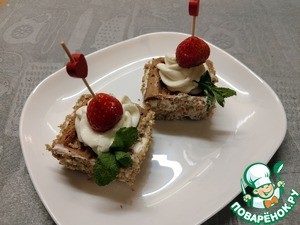 Шоколадные мини-вафли с кремом-чиз Шоколадные мини-вафли с кремом-чиз