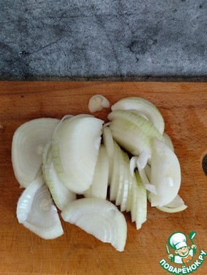 Сливочный соус из ветчины и лука Сливочный соус из ветчины и лука