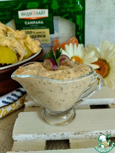 Сливочный соус из ветчины и лука Сливочный соус из ветчины и лука