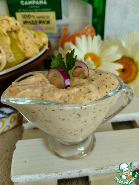 Сливочный соус из ветчины и лука Сливочный соус из ветчины и лука