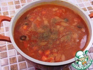 Суп с тунцом и пастой Суп с тунцом и пастой