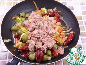 Суп с тунцом и вялеными томатами Суп с тунцом и вялеными томатами