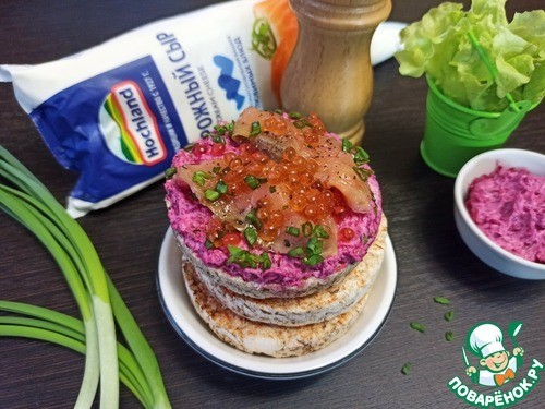 Свекольно-сливочный паштет с печеным чесноком Свекольно-сливочный паштет с печеным чесноком