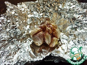 Свекольно-сливочный паштет с печеным чесноком Свекольно-сливочный паштет с печеным чесноком