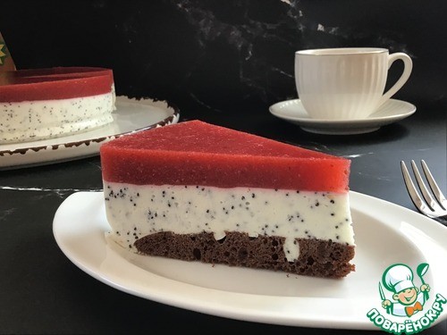 Торт с ягодным желе