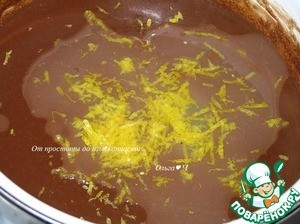 Торт "Шоколад и хурма"