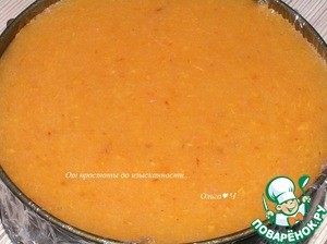 Торт "Шоколад и хурма"