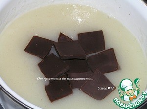 Торт "Шоколад и хурма"