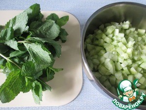 Варенье из огурцов с лаймом и мятой