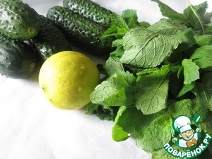 Варенье из огурцов с лаймом и мятой