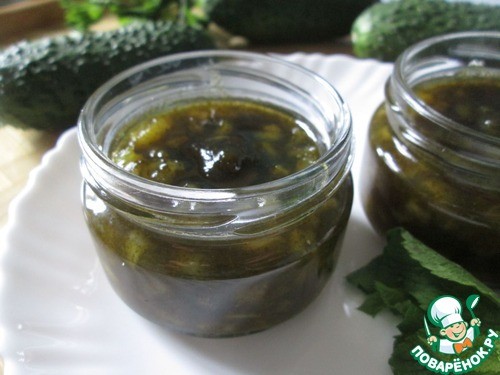 Варенье из огурцов с лаймом и мятой