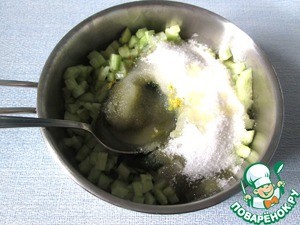 Варенье из огурцов с лаймом и мятой