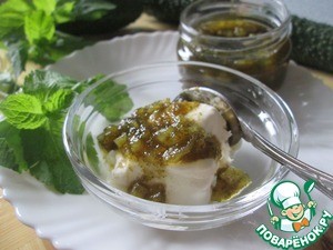 Варенье из огурцов с лаймом и мятой
