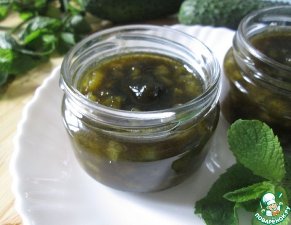 Варенье из огурцов с лаймом и мятой