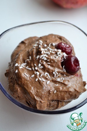 Веганский десерт из авокадо