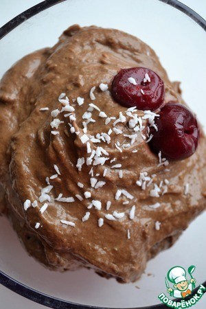 Веганский десерт из авокадо